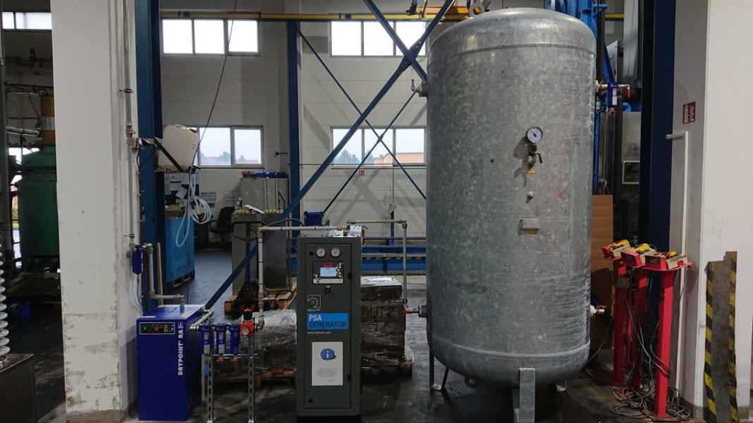 Ukázka instalace průmyslový generátor dusíku PSA 